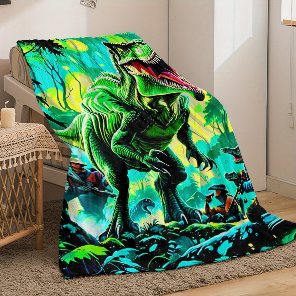 Koc polarowy z dinozaurem T-Re – Outdoor Adventure Boys recenzja i cena