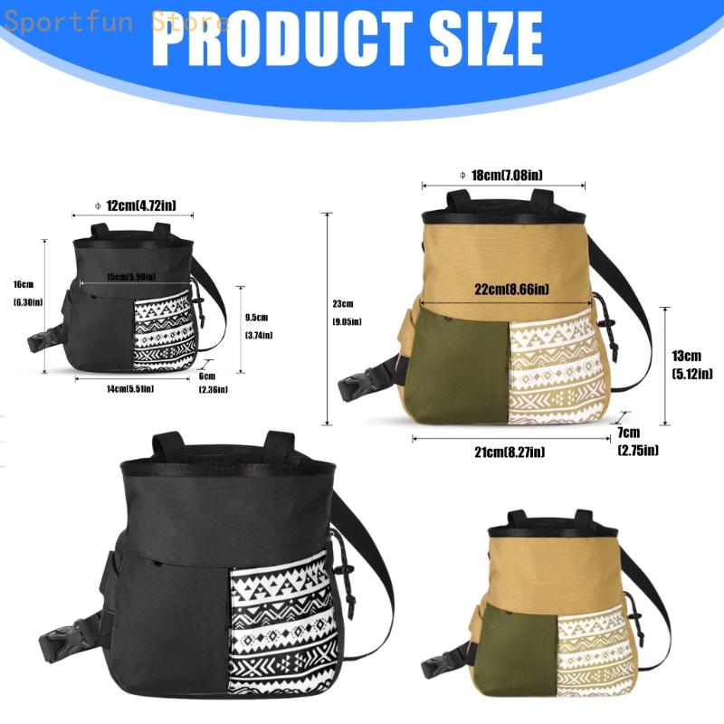 Torba na kredę z tkaniny Oxfor – Chalk Bag Bouldering recenzja i cena